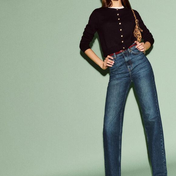 Reformation Wilder High Rise Wide Leg Jeans in Blue - Picture 1 of 2